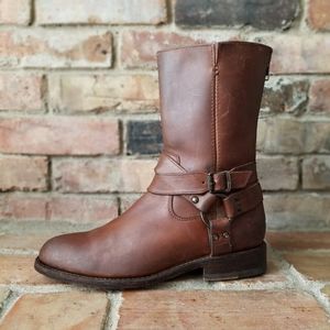 Frye Brown Ankle Boots